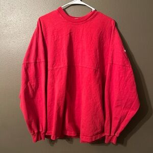 Red Crewneck long sleeve University of Georgia
